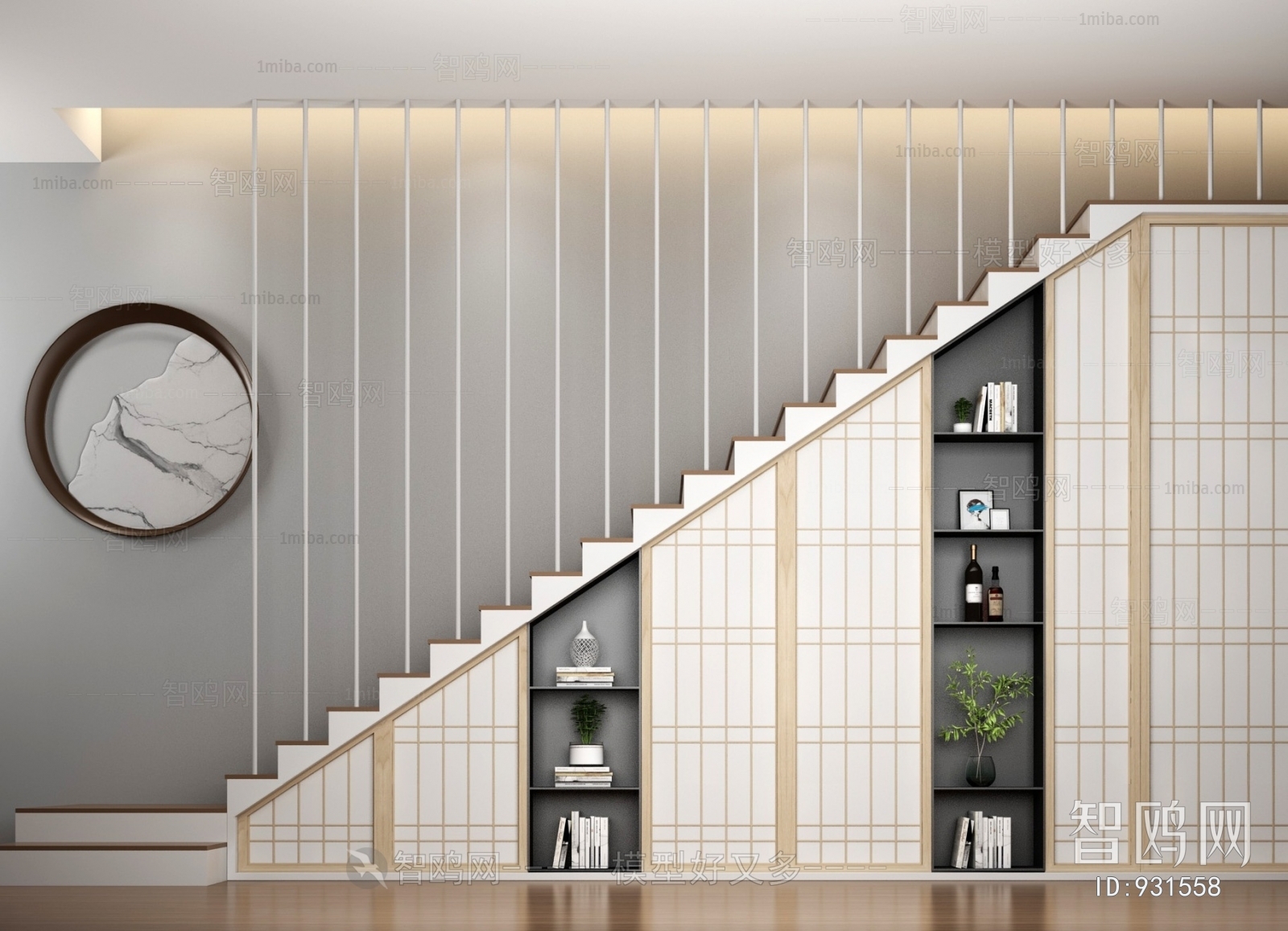 Modern Stair Balustrade/elevator