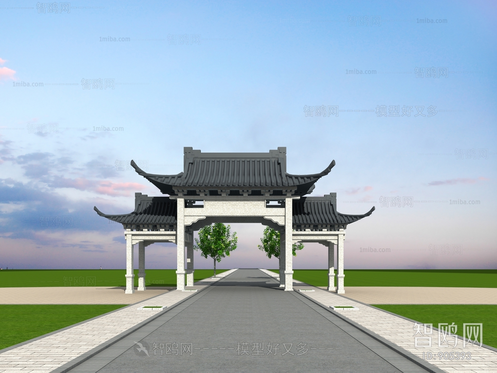 Chinese Style Building Component