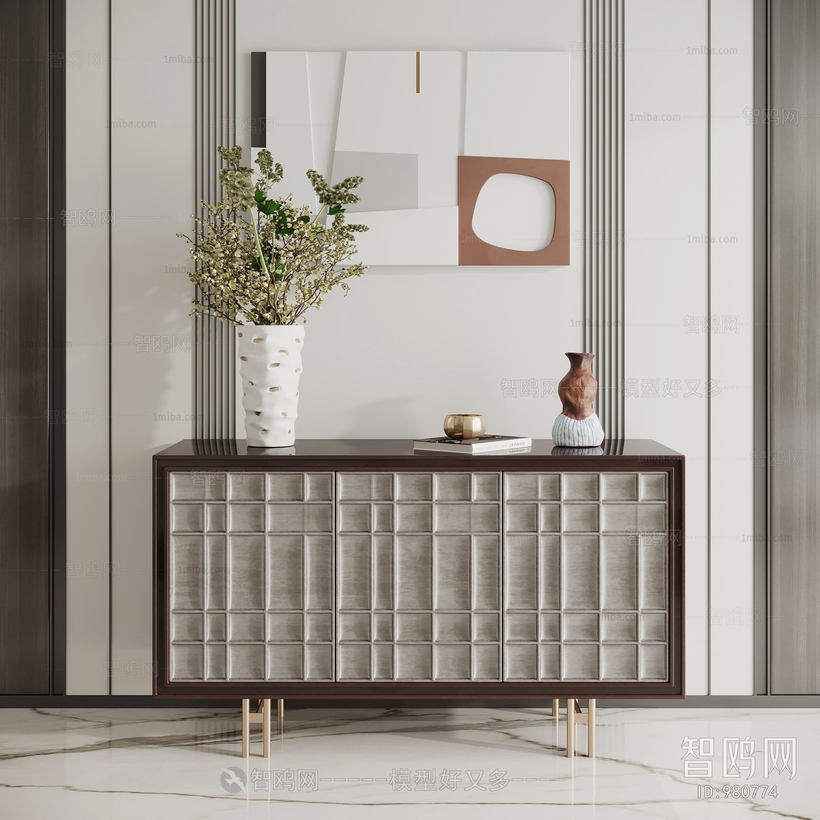 Modern Side Cabinet/Entrance Cabinet