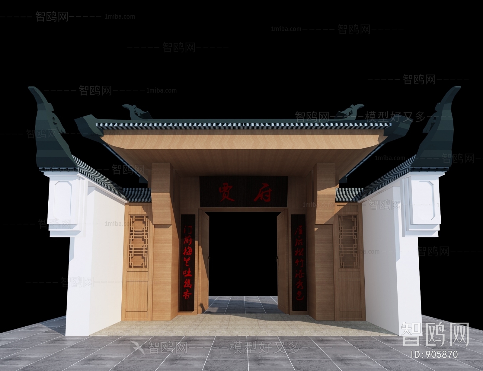 New Chinese Style Facade Element