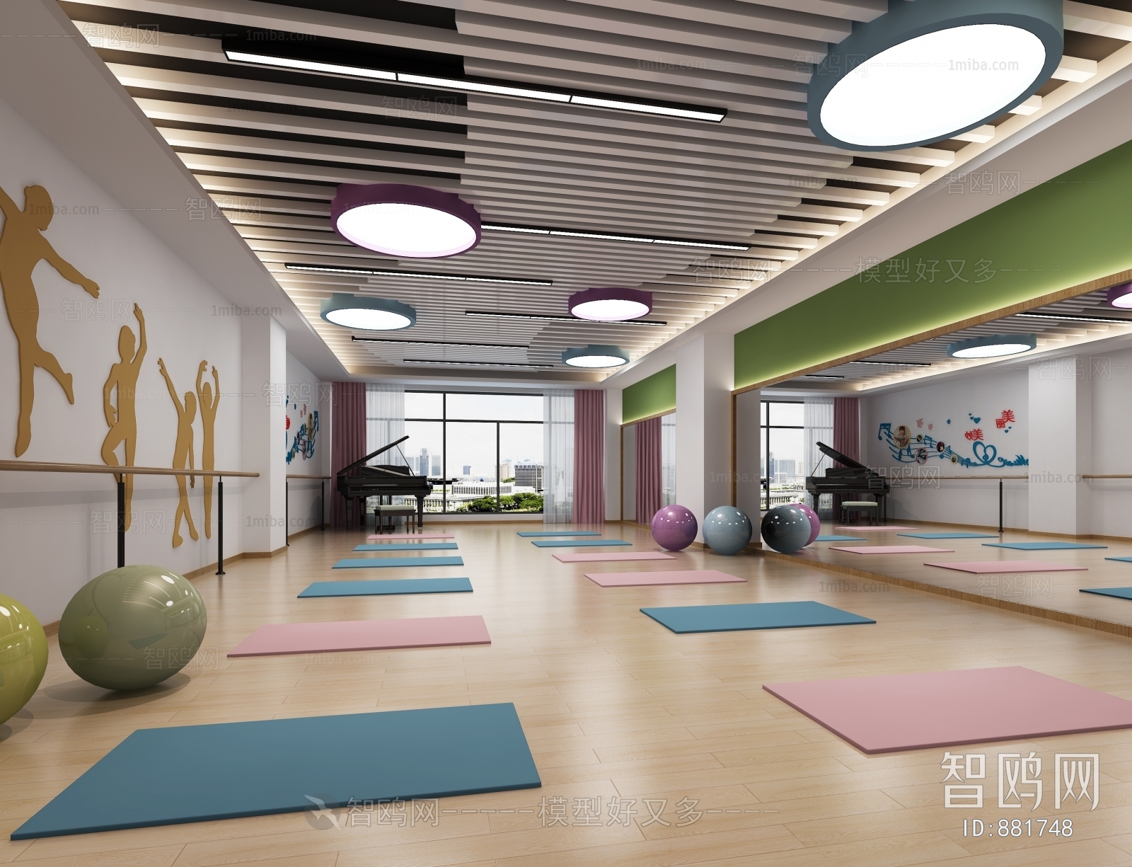 Modern Yoga Room