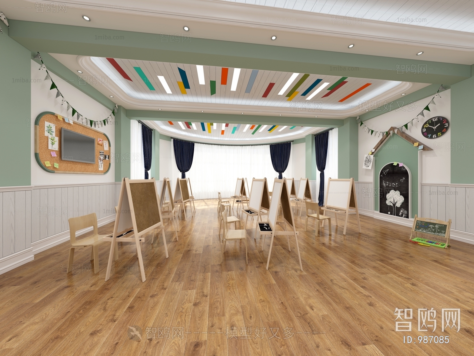 Simple European Style Children's Kindergarten