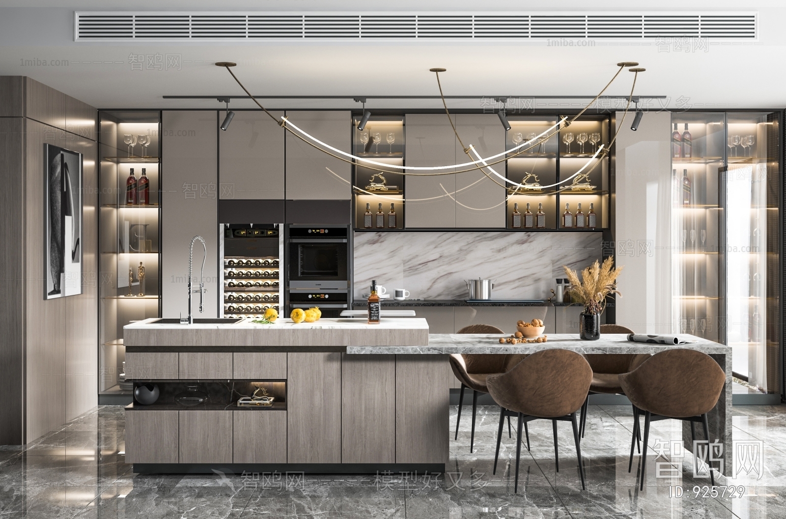 Modern Open Kitchen