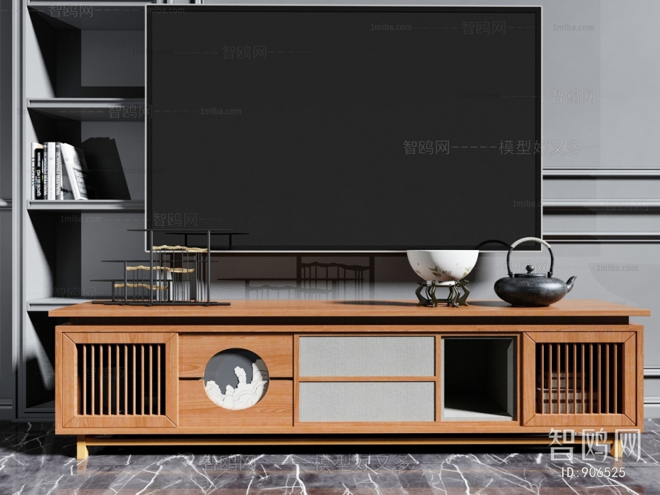 New Chinese Style TV Cabinet