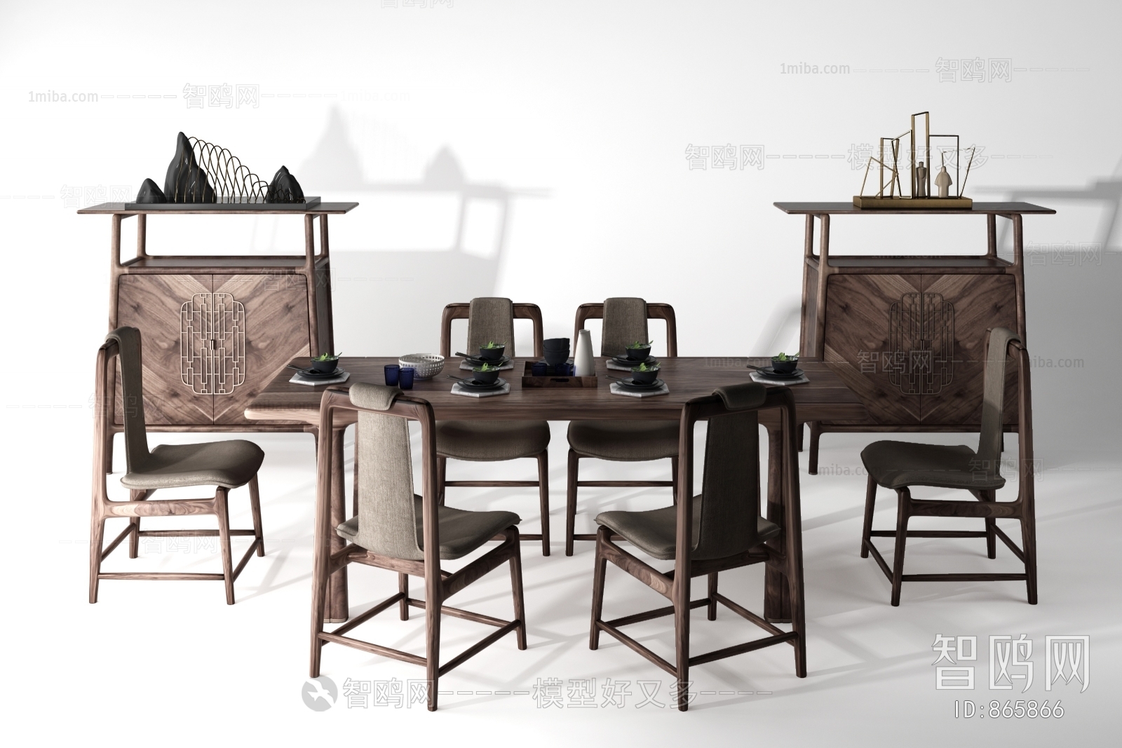 New Chinese Style Dining Table And Chairs