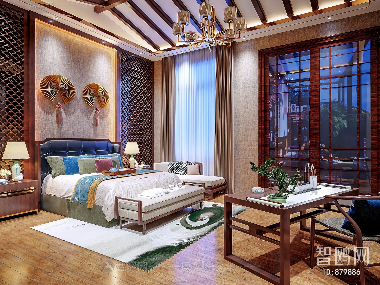 Chinese Style Bedroom