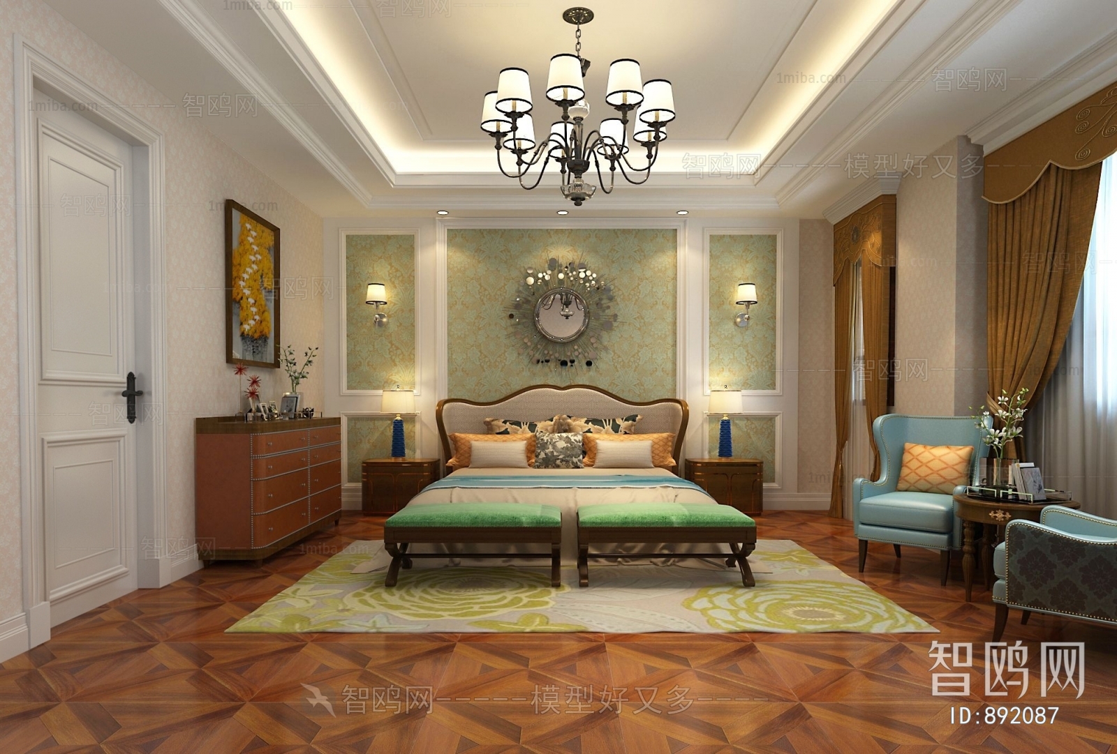 European Style Bedroom