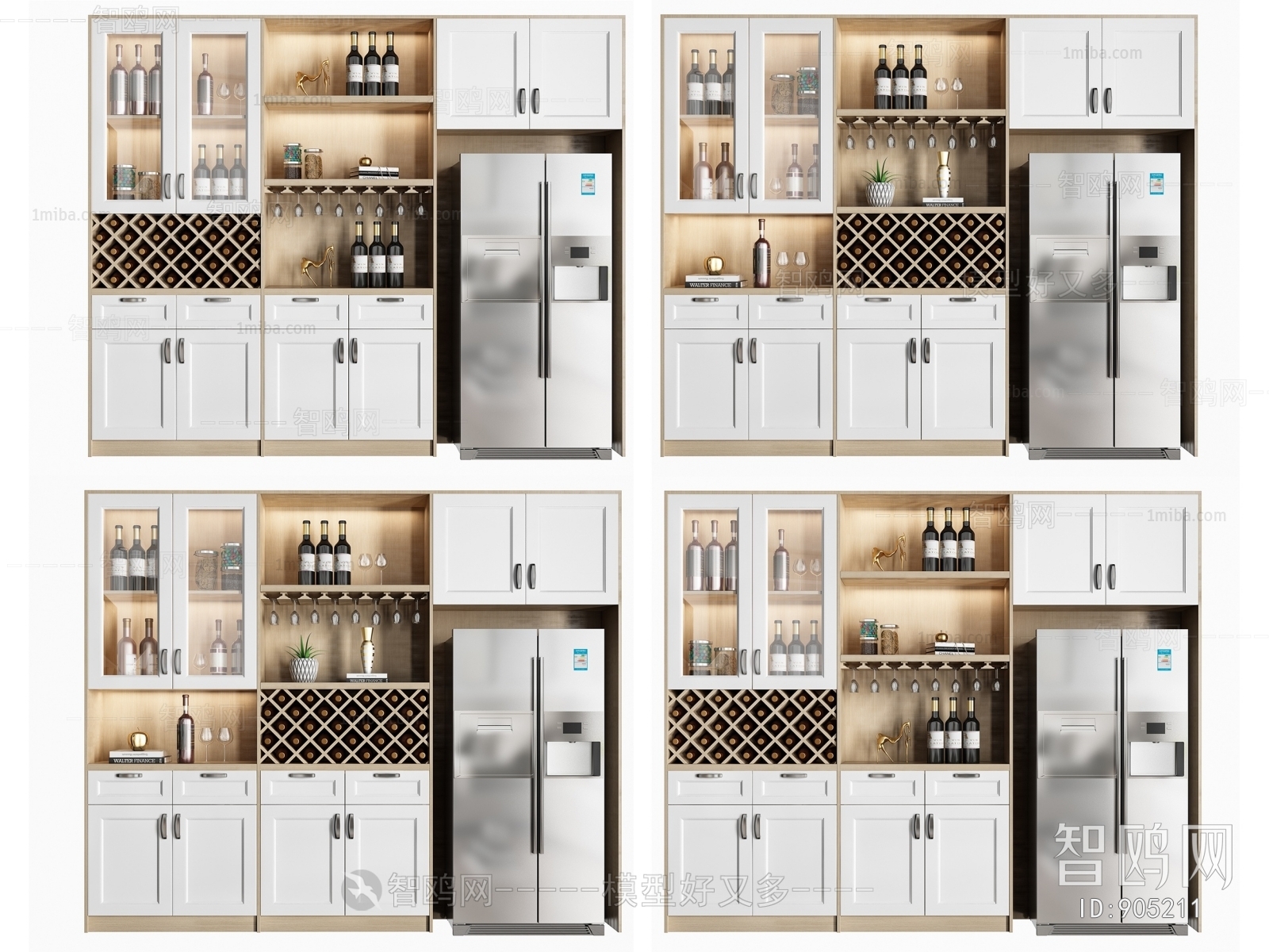 Nordic Style Wine Cabinet