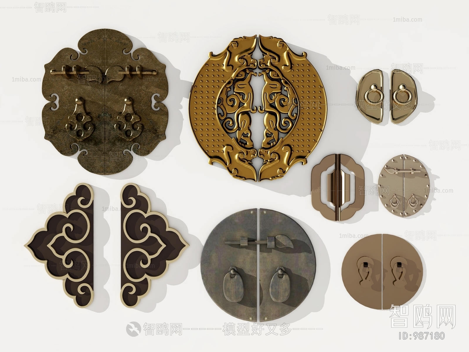 Chinese Style Door Handle