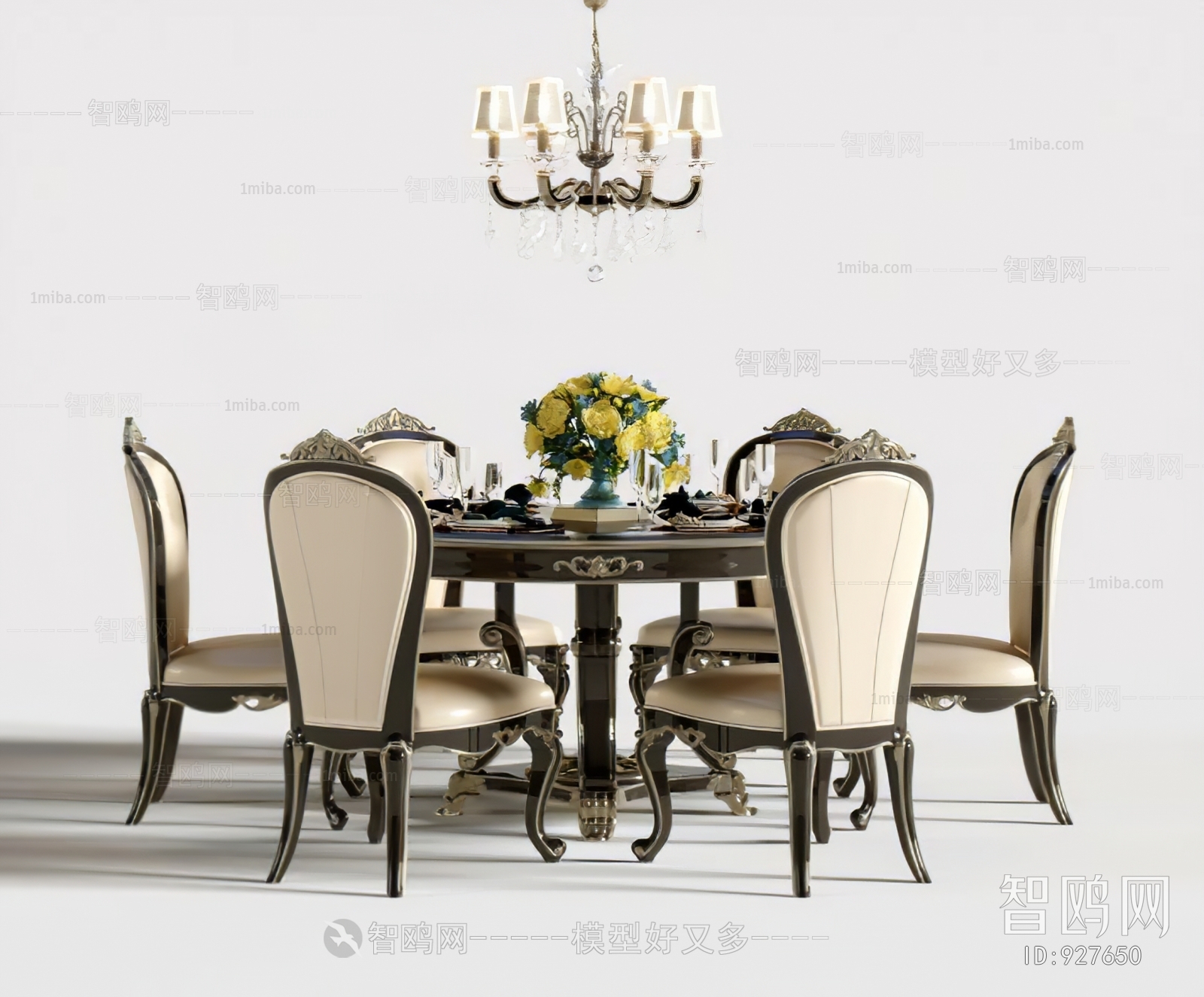 American Style Dining Table And Chairs