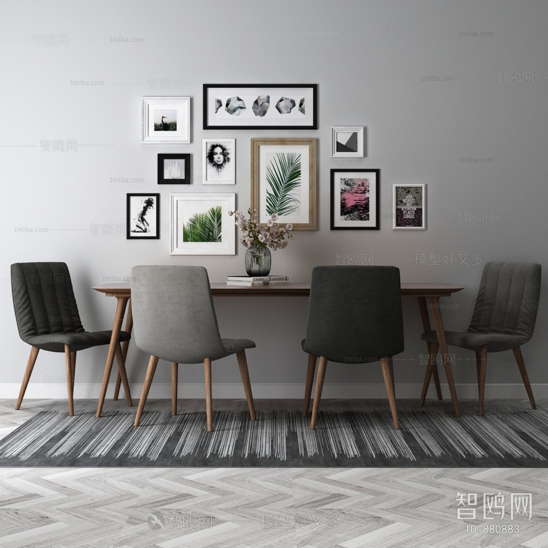 Nordic Style Dining Table And Chairs