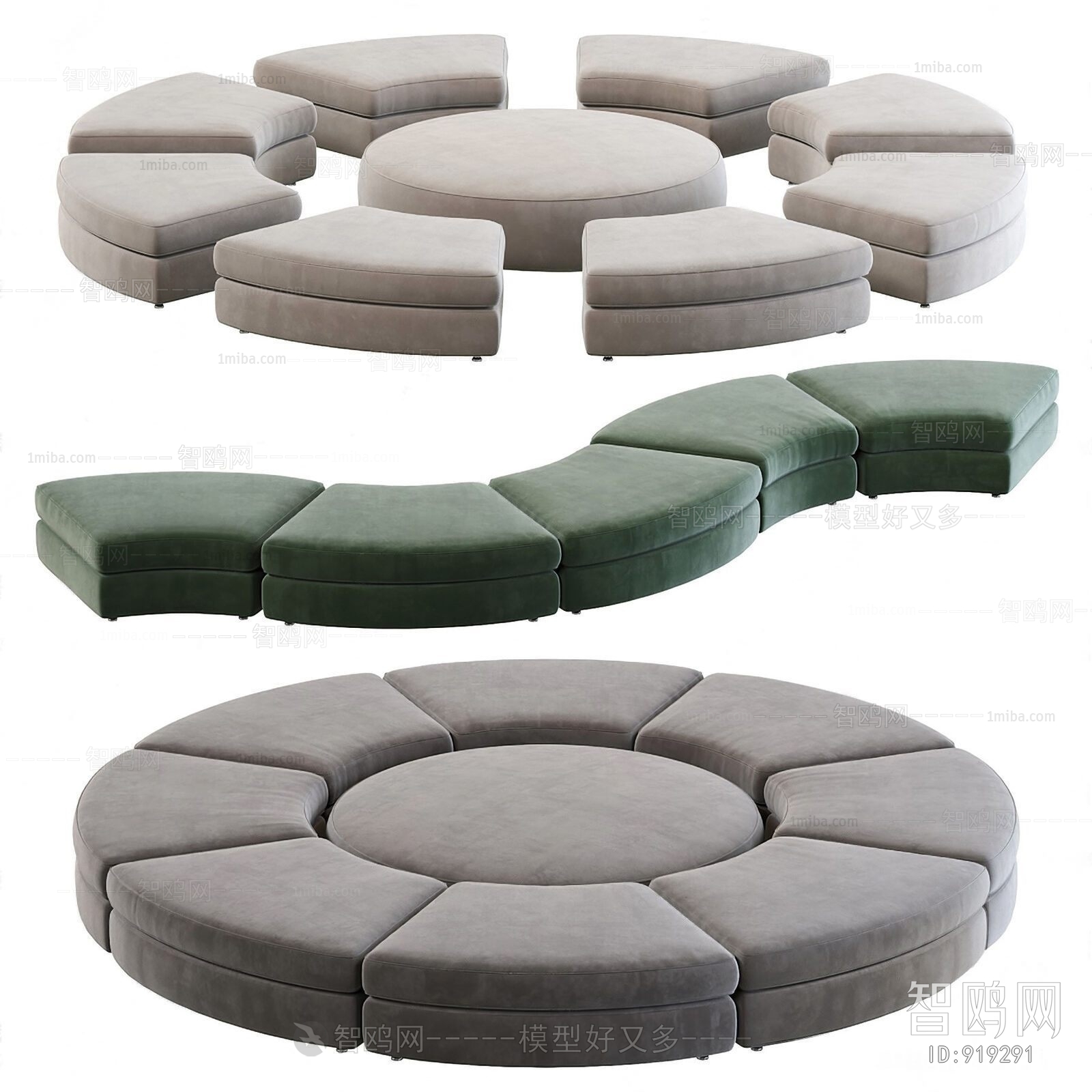 Modern Shaped Sofa