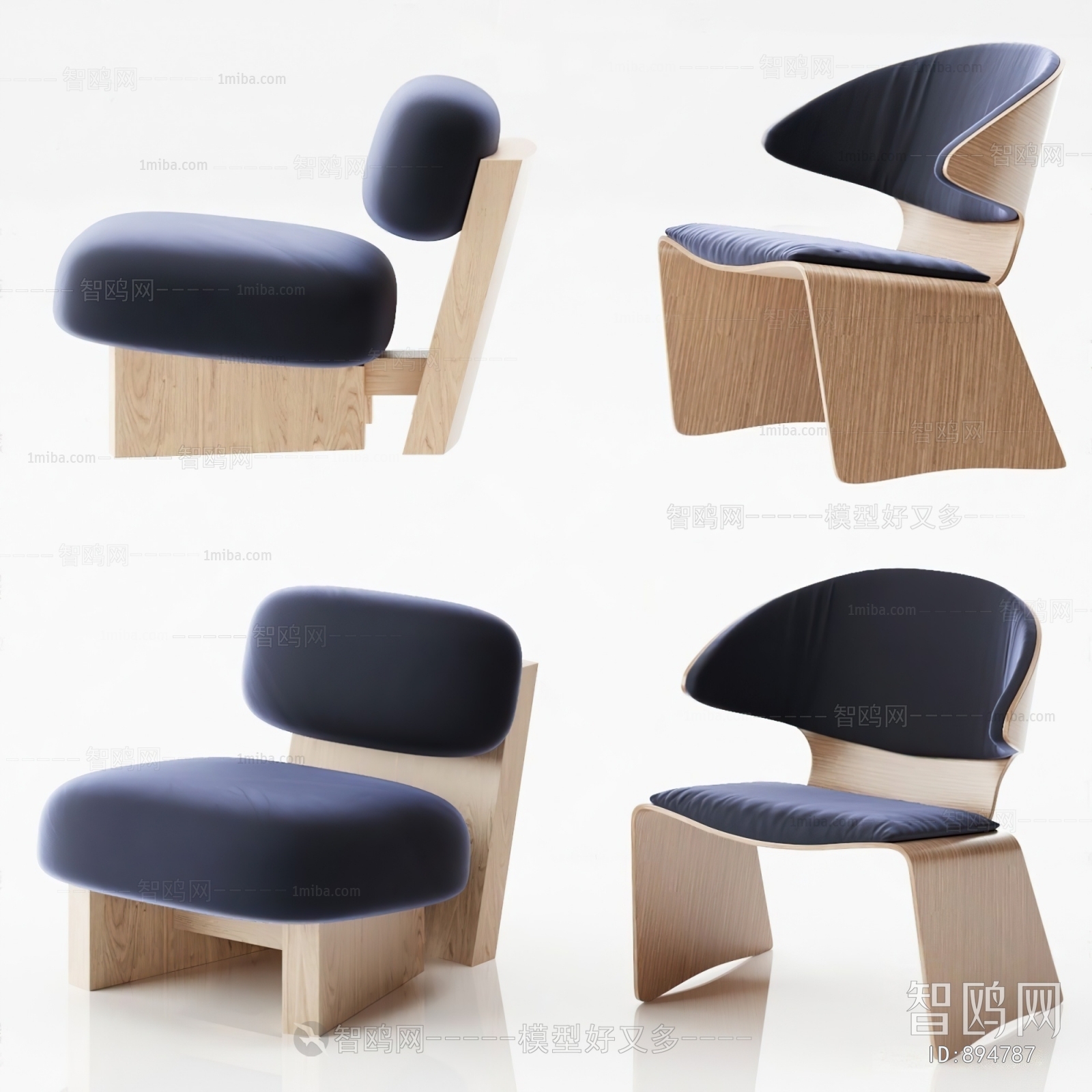 Nordic Style Lounge Chair