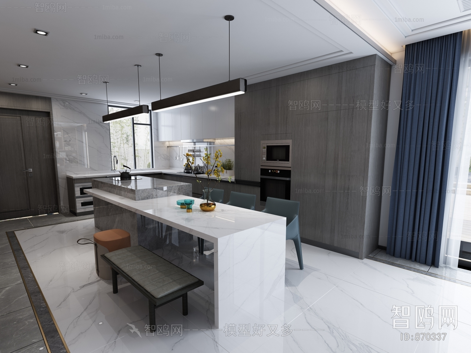 Modern Open Kitchen