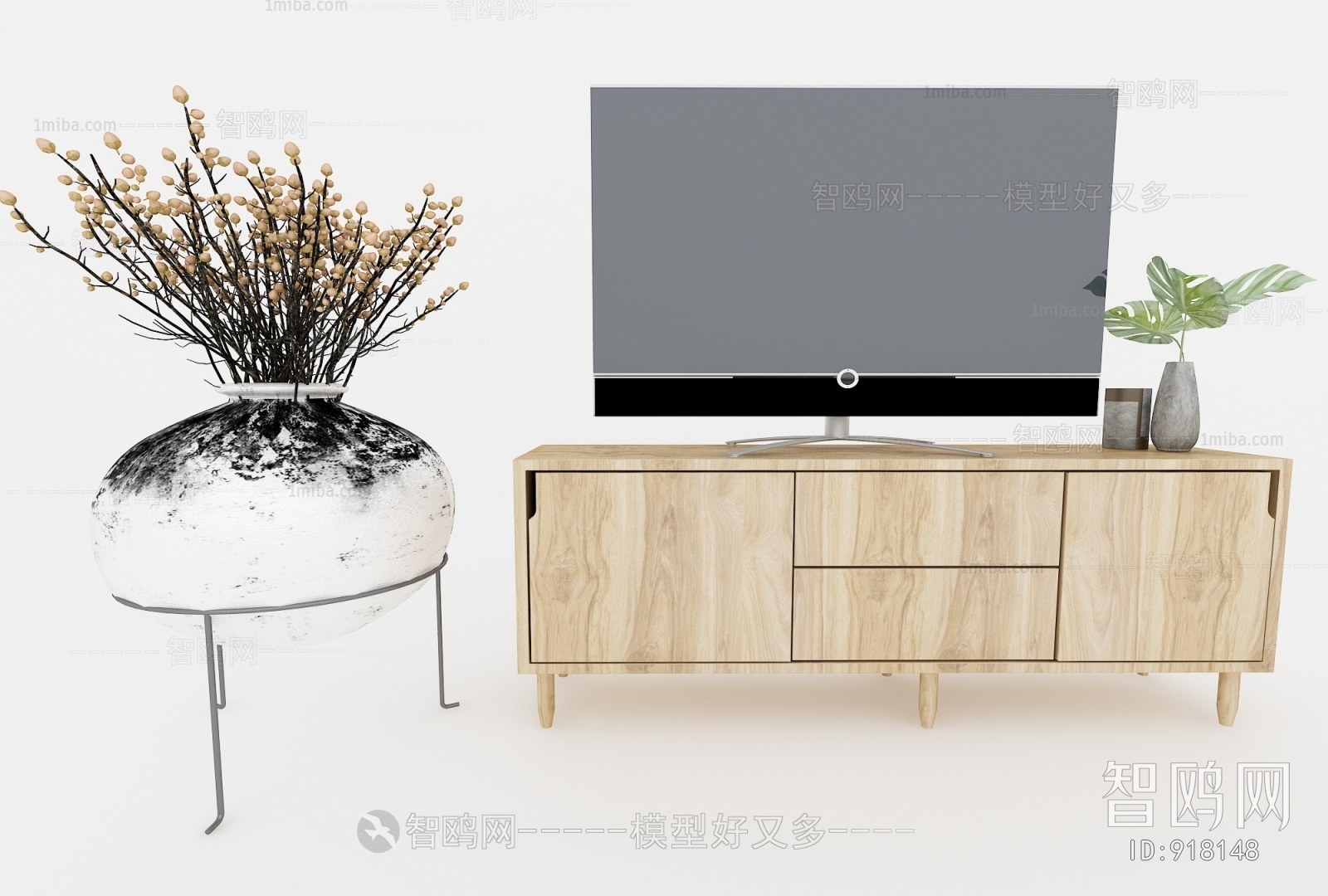 New Chinese Style TV Cabinet