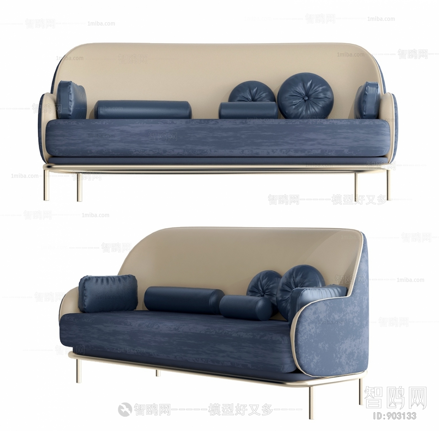 Modern Three-seat Sofa