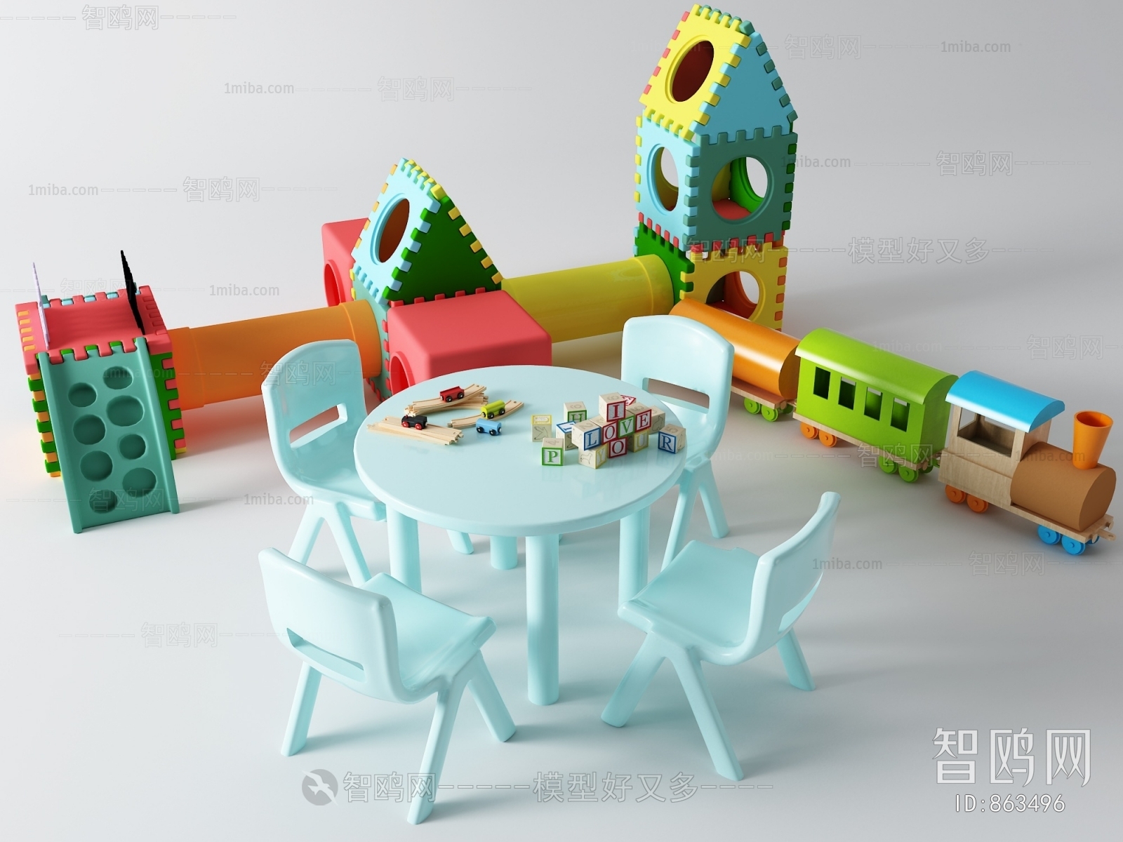 Modern Children's Table/chair