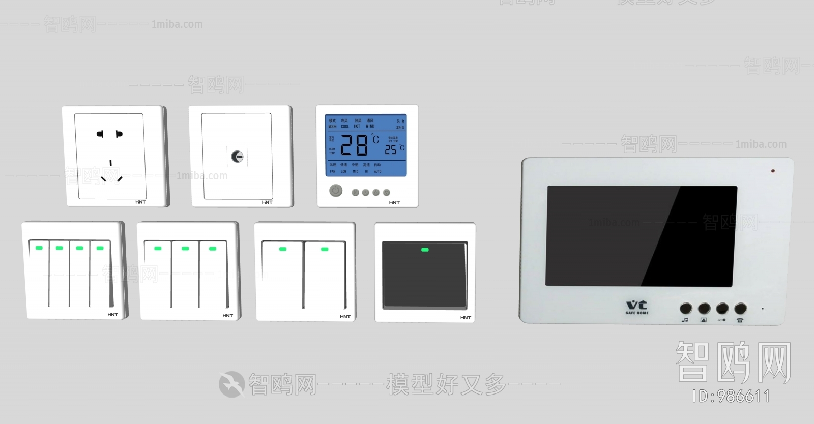 Modern Switch Socket Panel