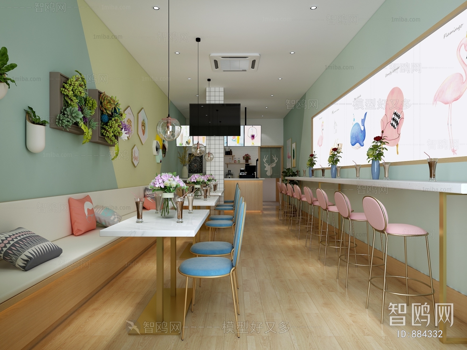 Nordic Style Milk Tea Shop