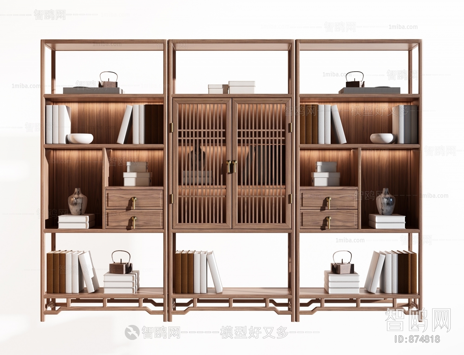 New Chinese Style Bookcase