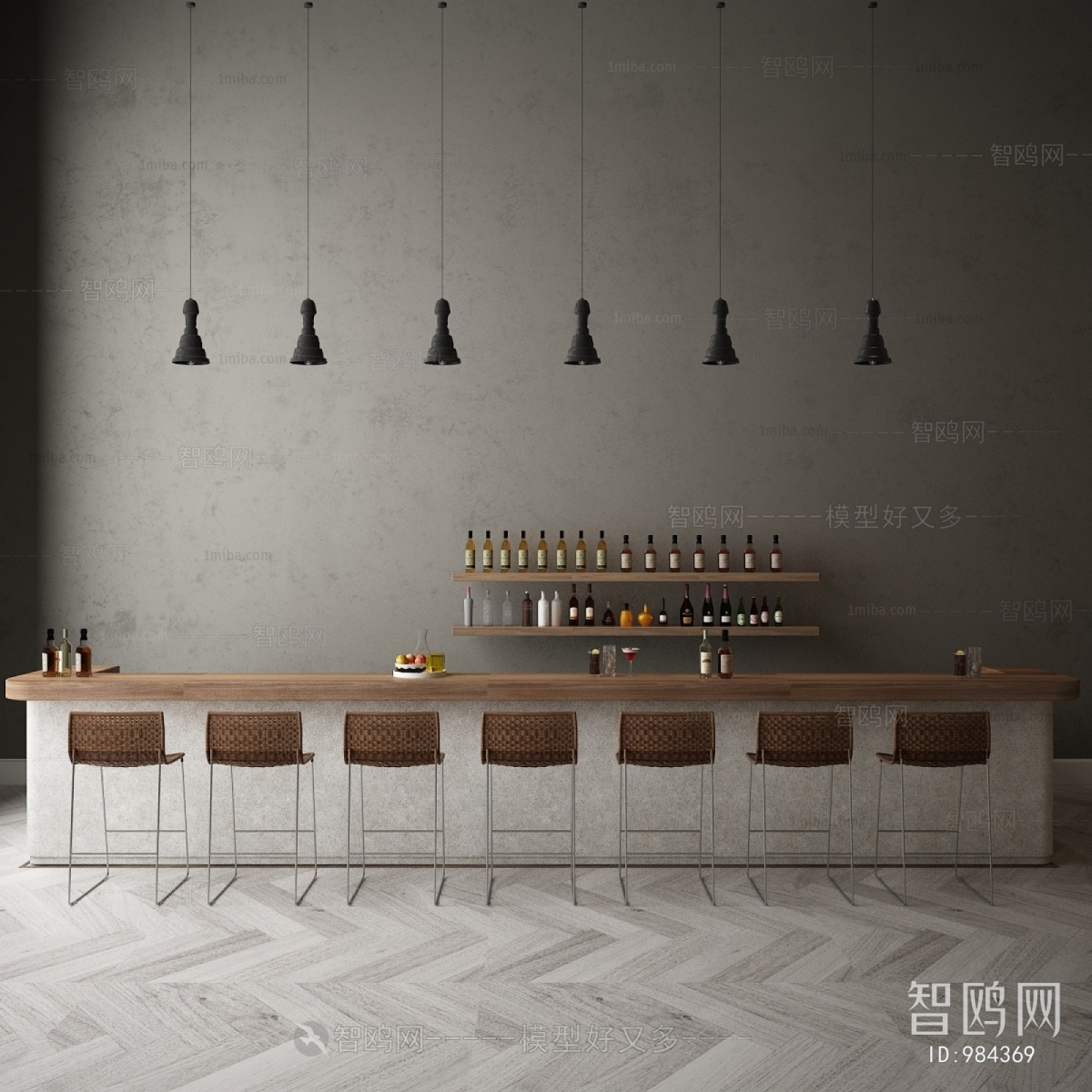 Modern Counter Bar