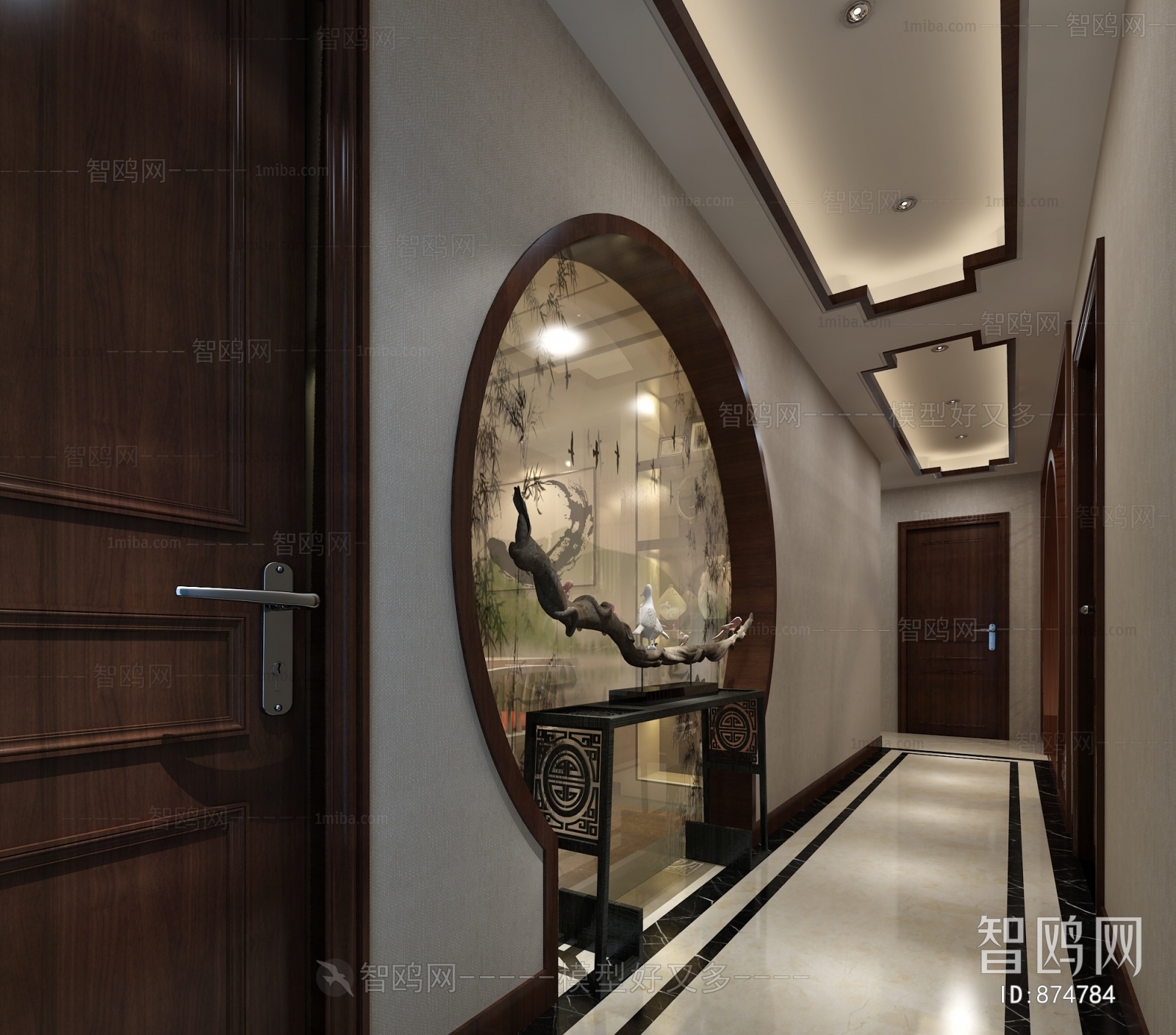 Chinese Style Hallway