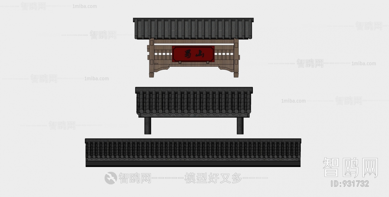 Chinese Style Building Component