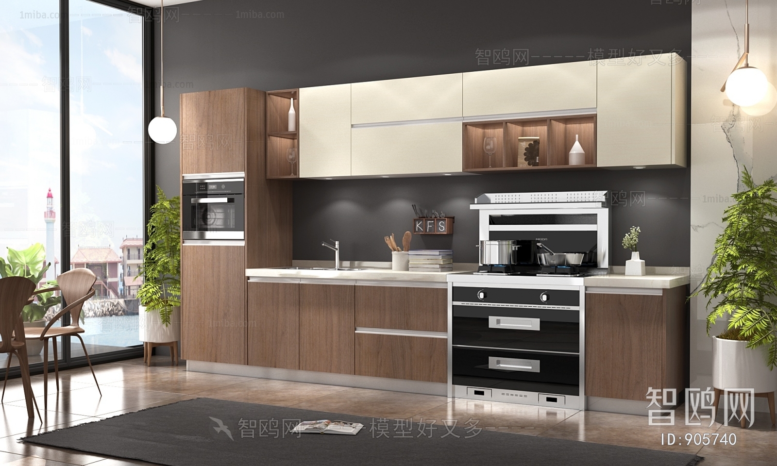 Modern The Kitchen