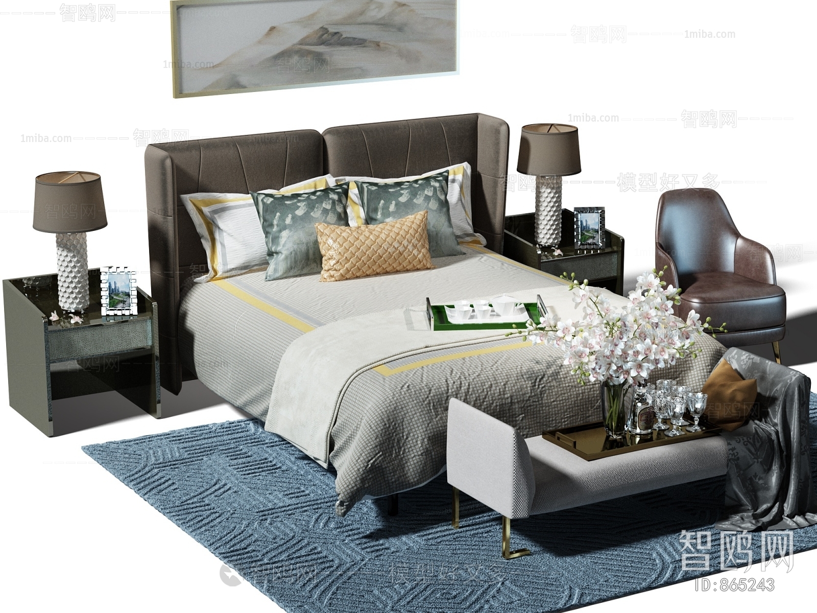 Modern Double Bed