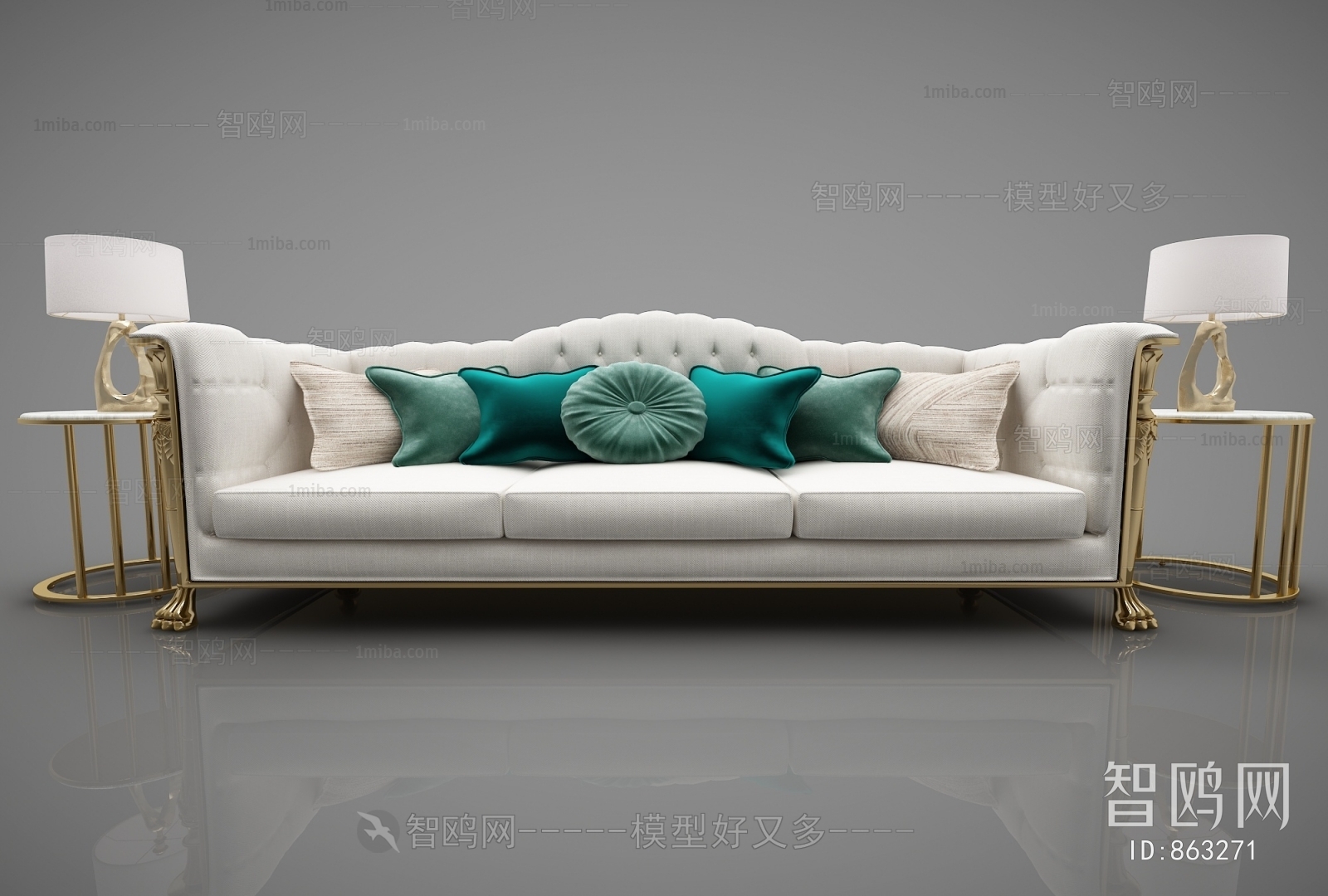 Modern Three-seat Sofa