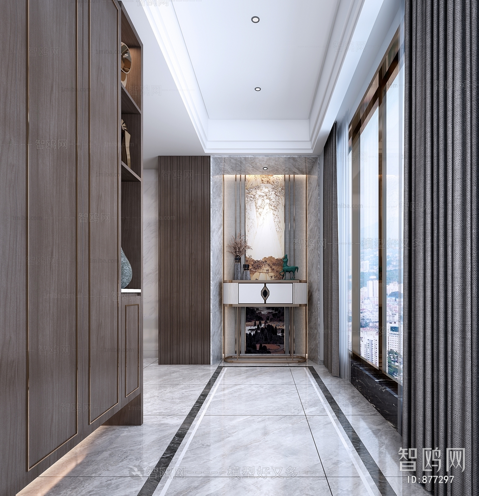 Modern Hallway