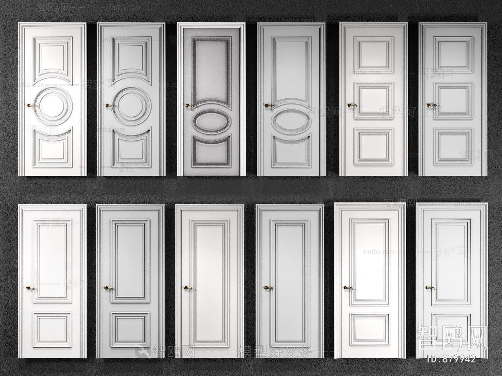 Simple European Style Door