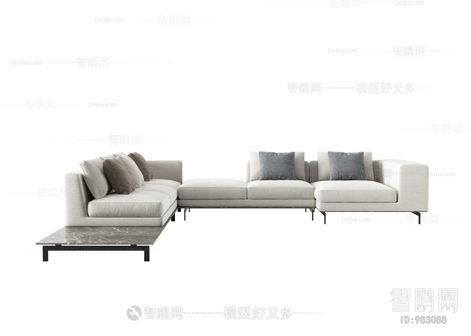 Modern Multi Person Sofa