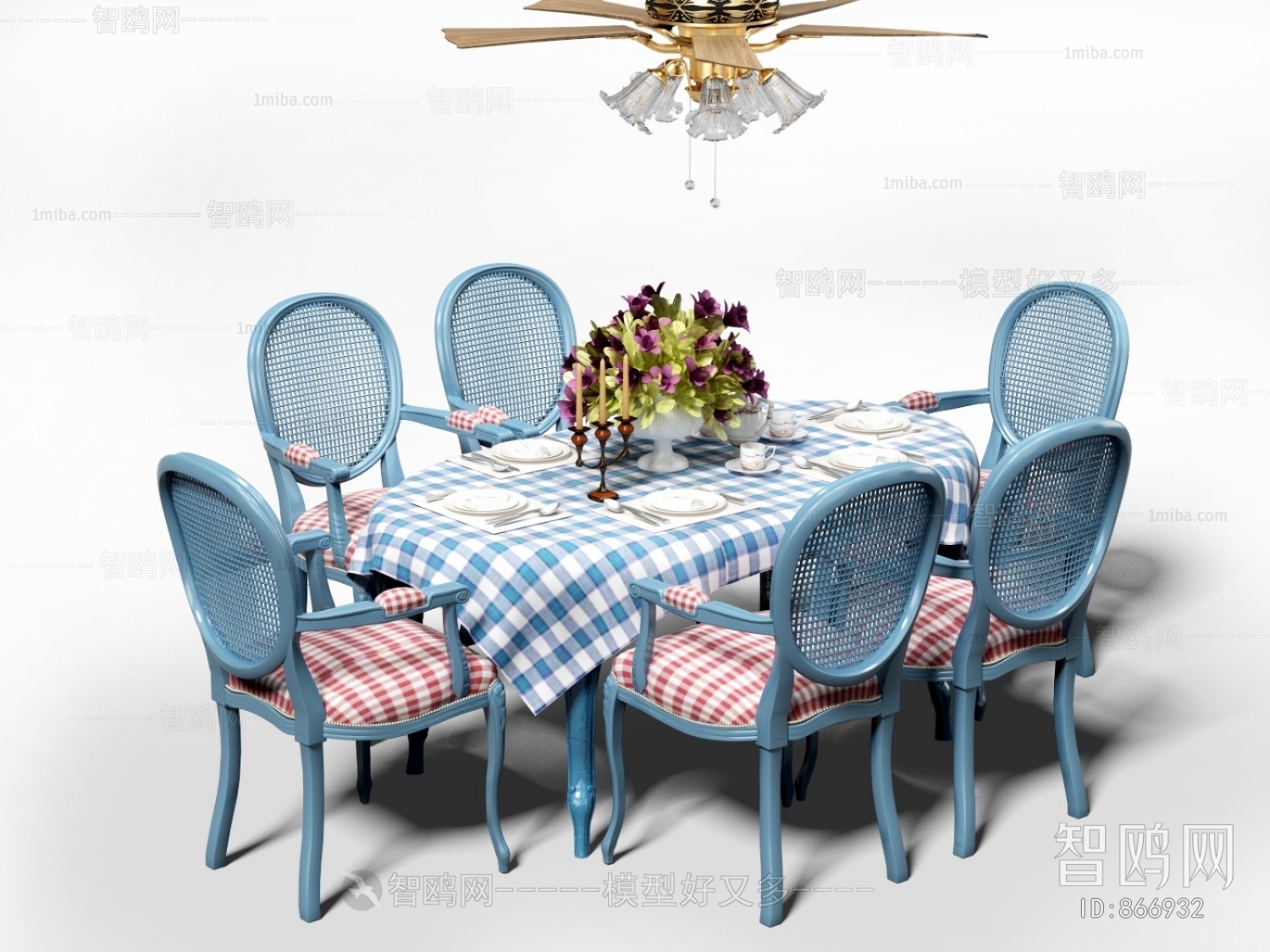 Mediterranean Style Dining Table And Chairs