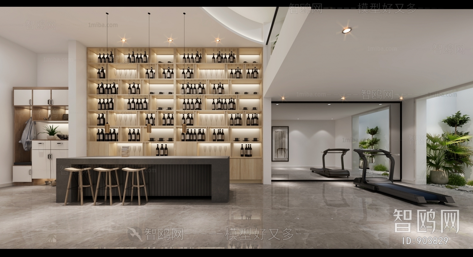 Modern Wine Cellar/Wine Tasting Room