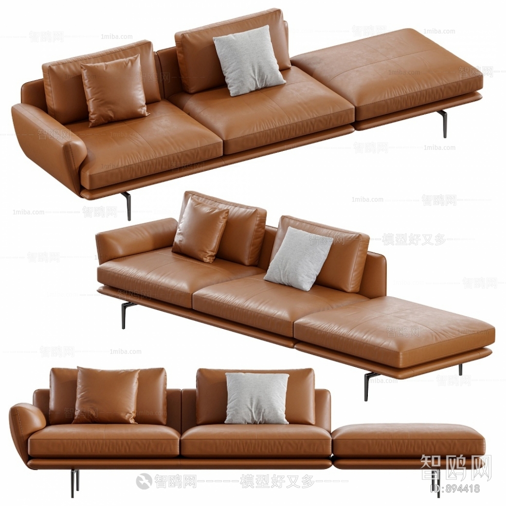 Modern Three-seat Sofa