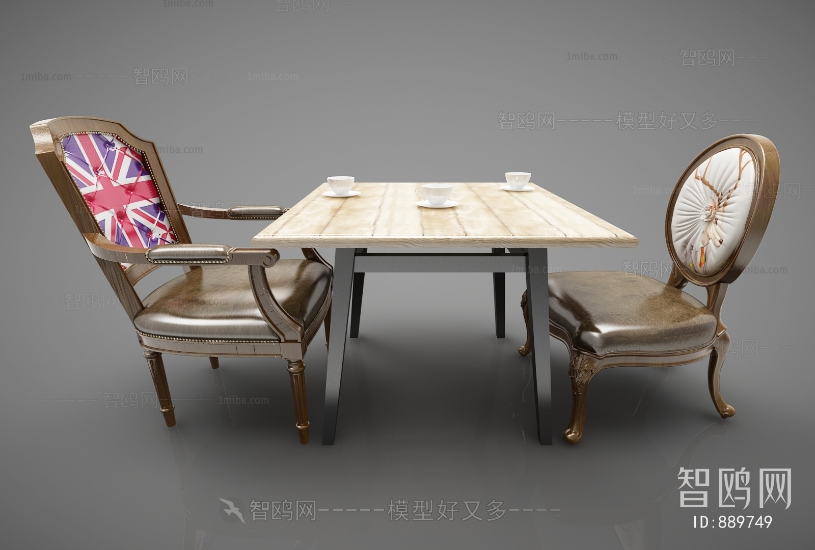 European Style Dining Table And Chairs