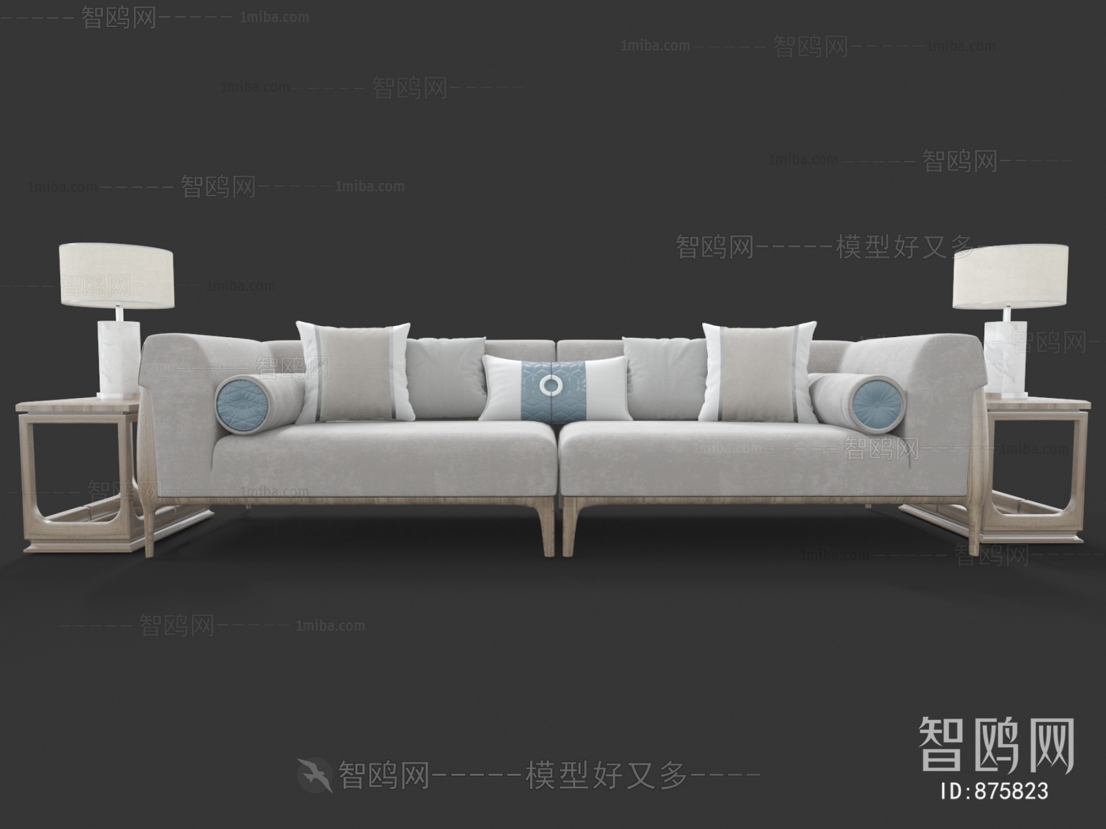 New Chinese Style A Sofa For Two