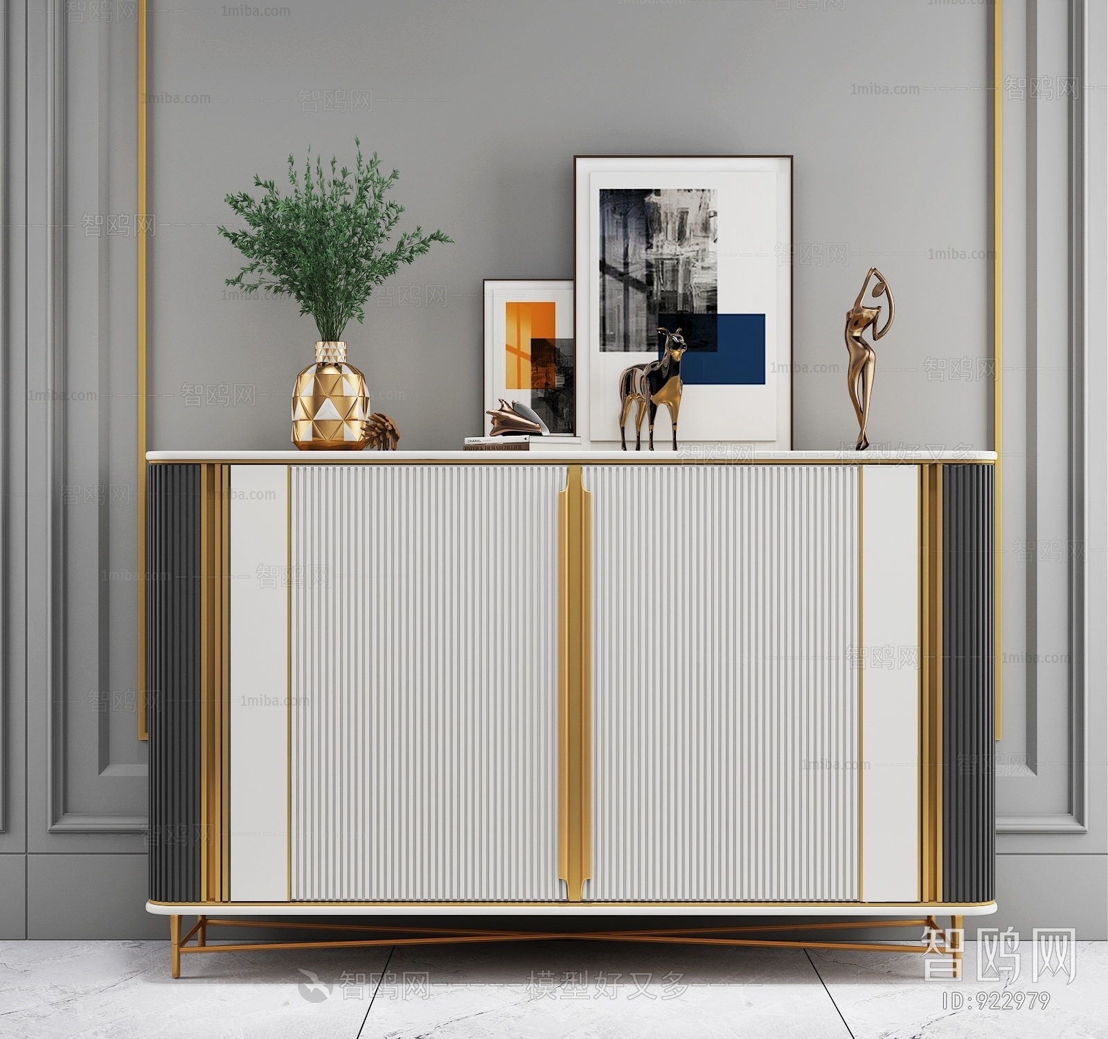 Modern Side Cabinet/Entrance Cabinet