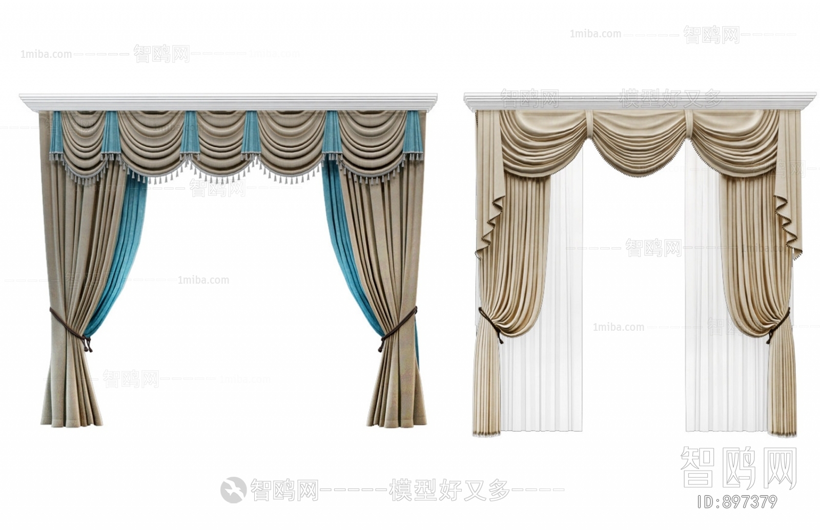 Simple European Style The Curtain