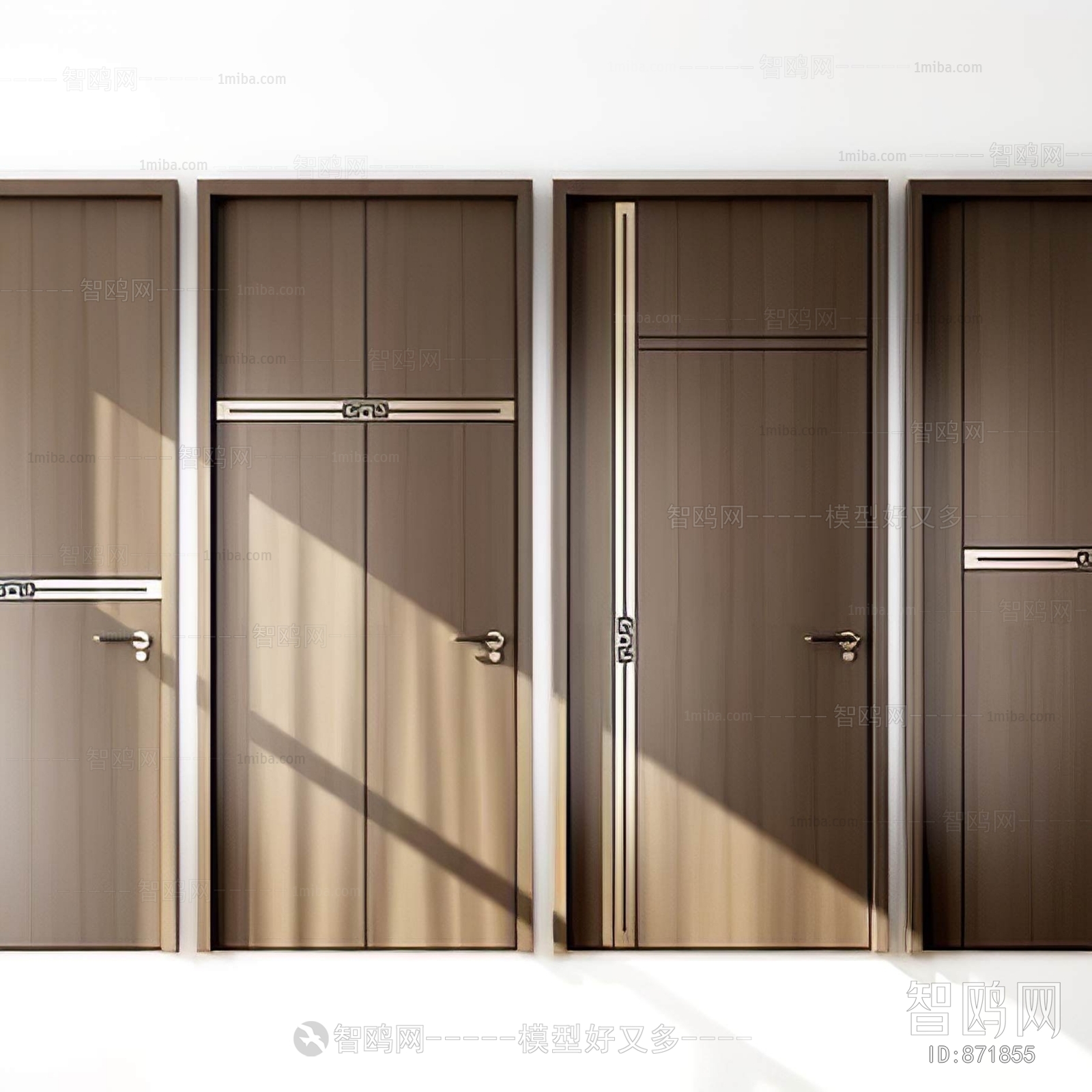 New Chinese Style Single Door