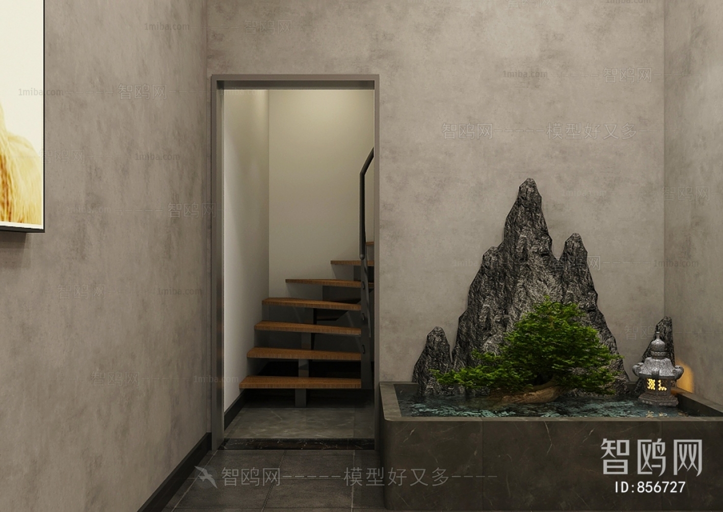 New Chinese Style Stairwell