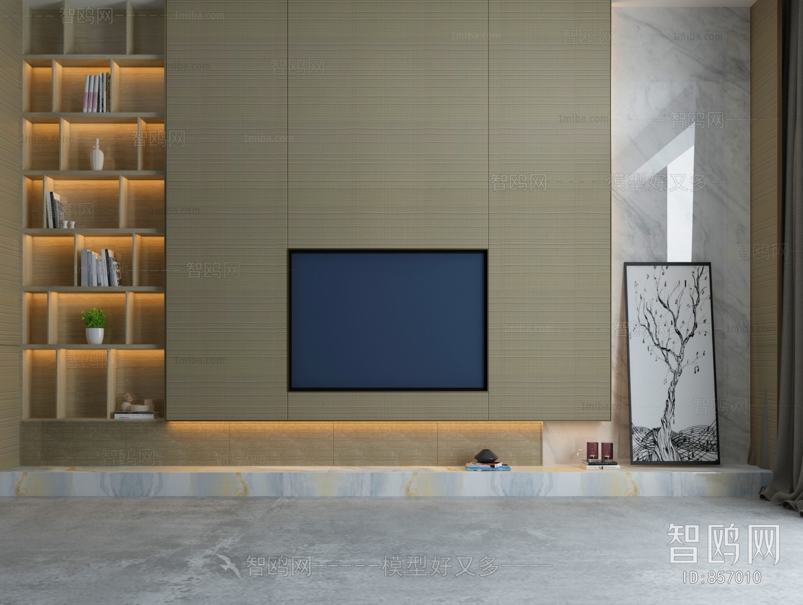 Nordic Style TV Wall