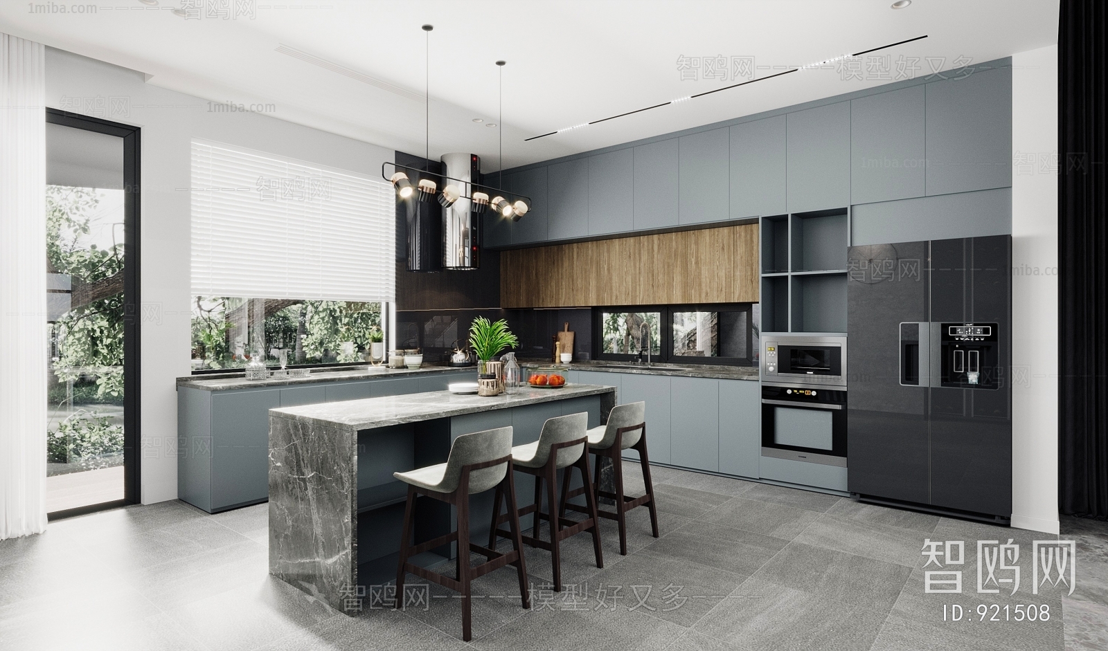 Modern Open Kitchen