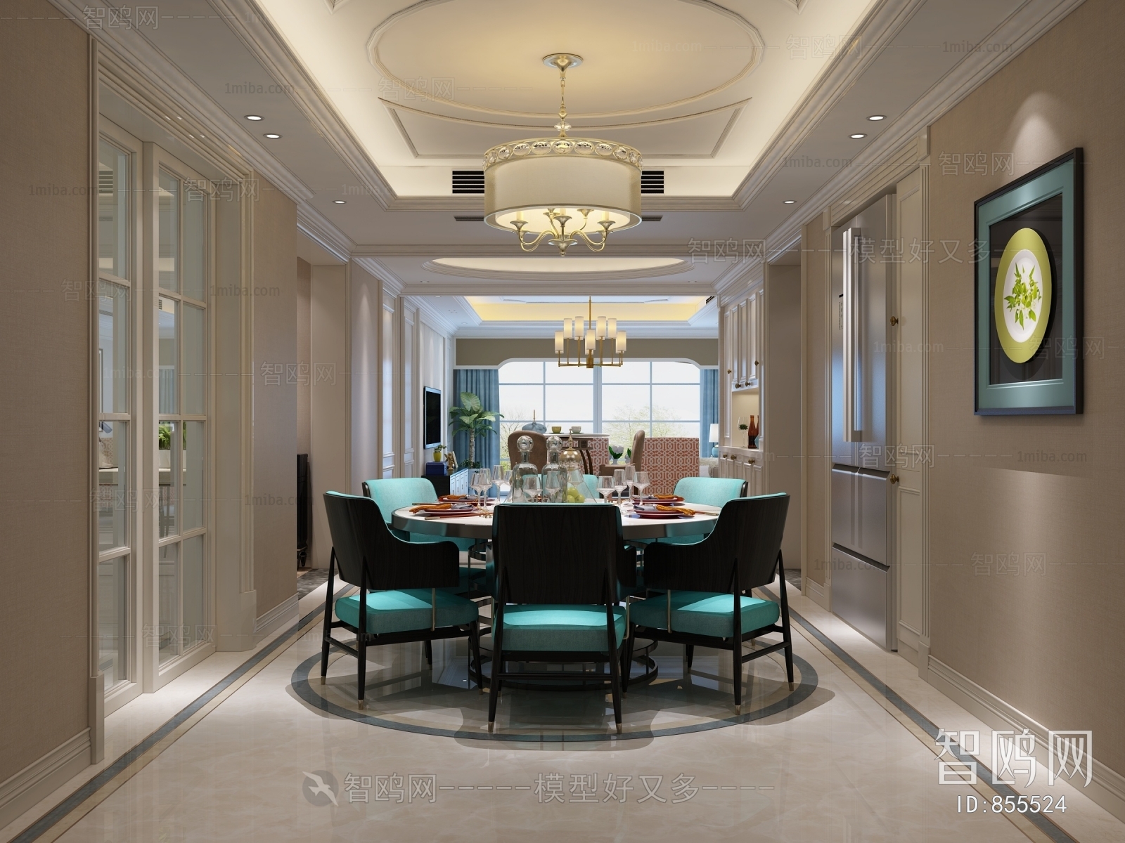 New Classical Style Dining Room