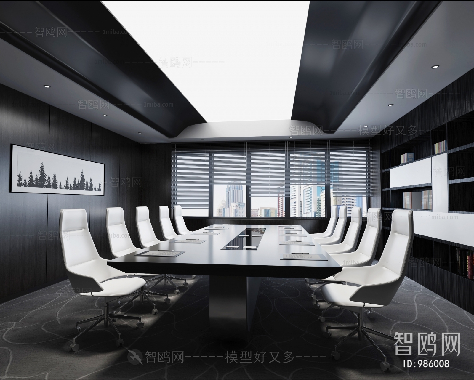 Post Modern Style Meeting Room