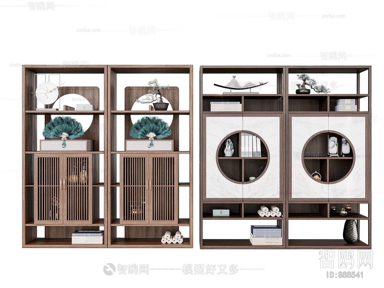 New Chinese Style Decorative Cabinet