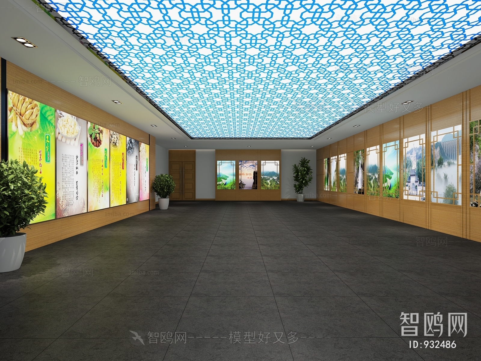 New Chinese Style Exhibition Hall