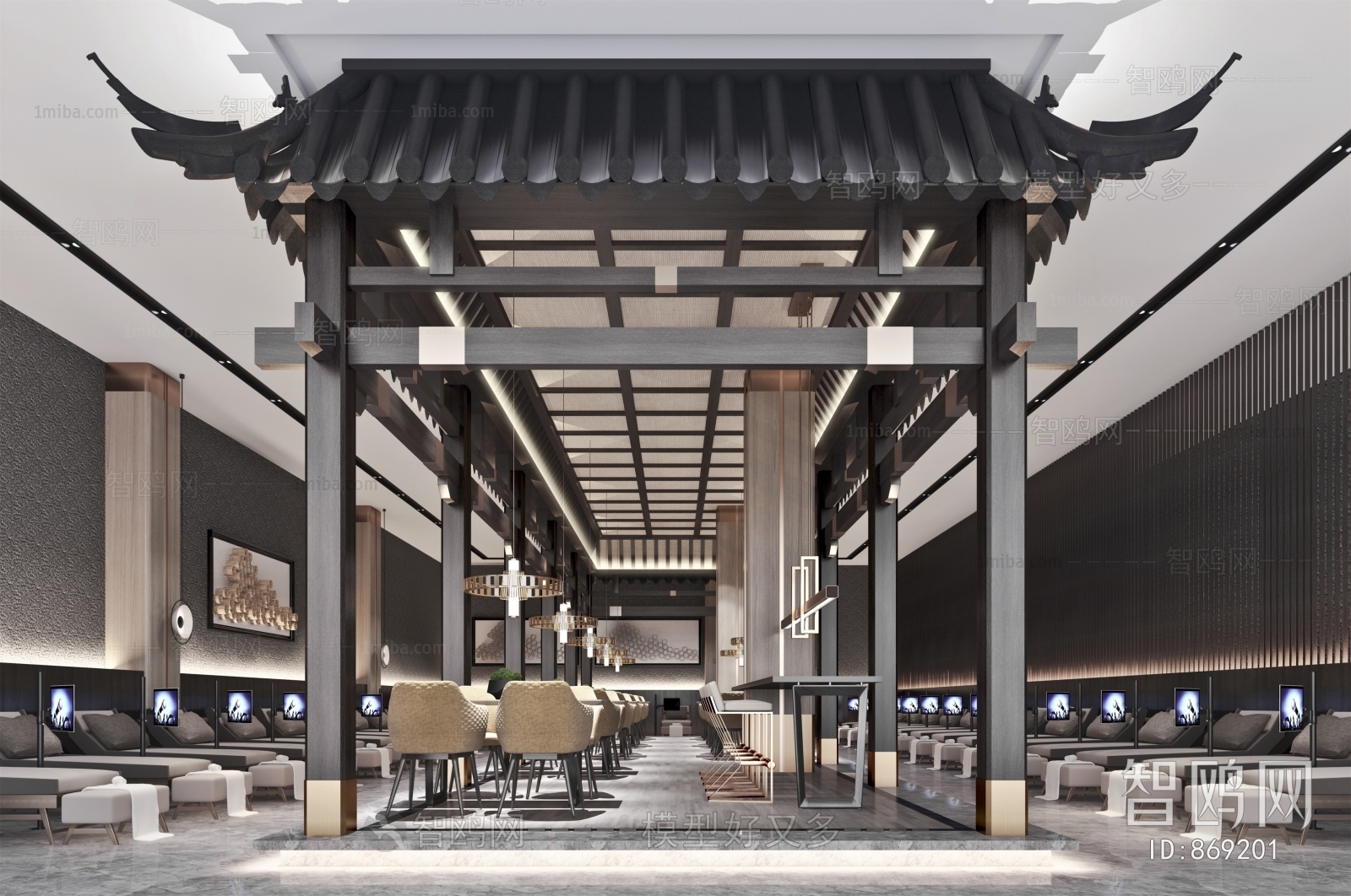 New Chinese Style Hotel Space