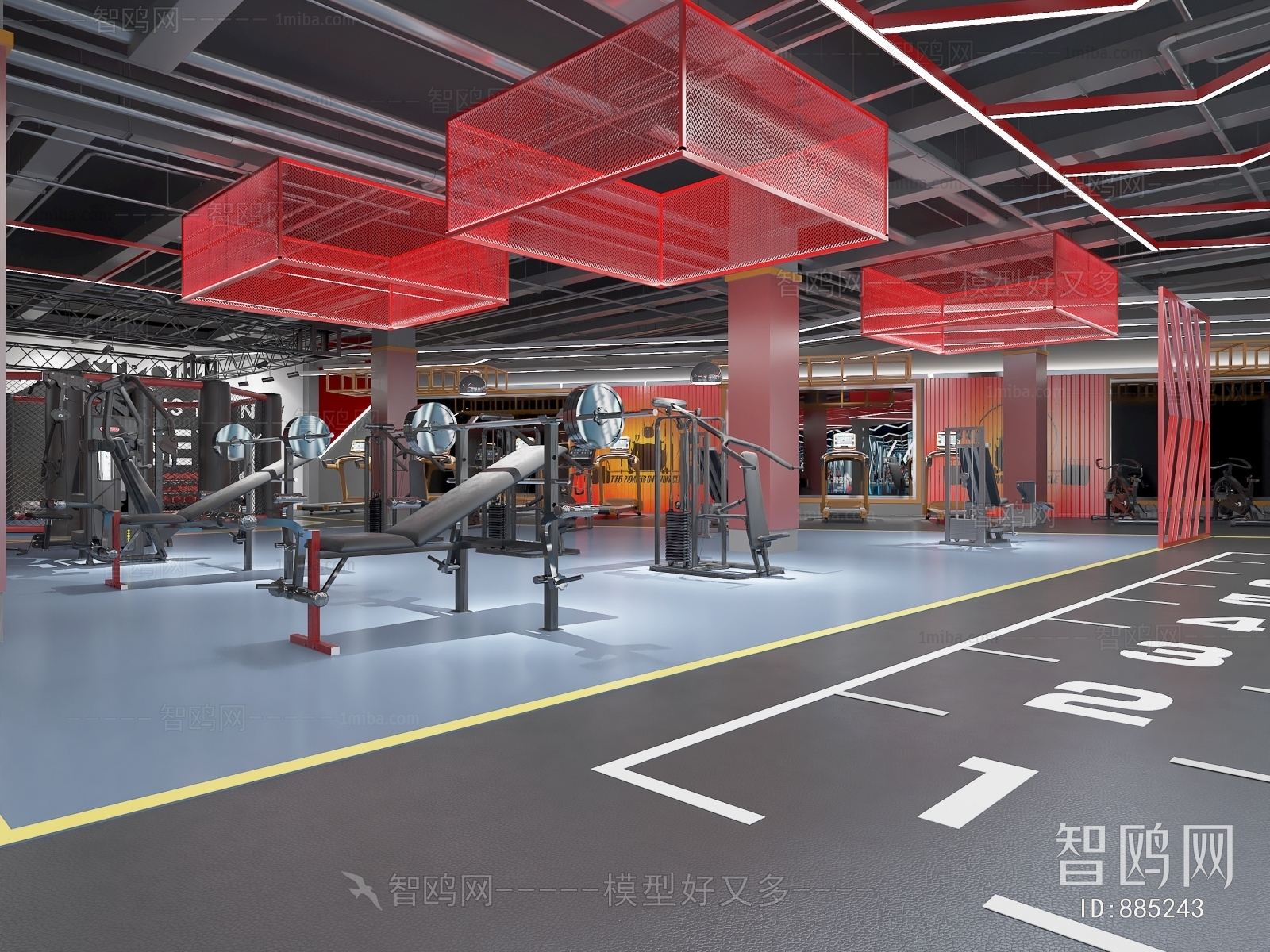 Industrial Style Gym